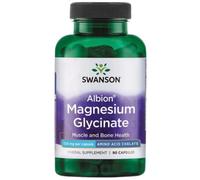 Swanson Complément alimentaire Magnésium chélaté Albion Glycinate 133 mg 90 gélules