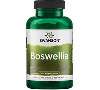 Swanson, Boswellia, 400mg, Résine d'Encens, Boswellia Serrata, 100 Capsules, Sans Soja, Sans Gluten, Sans OGM