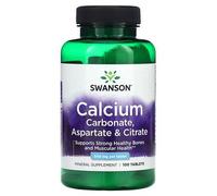 Swanson Carbonate De Calcium, Aspartate Et Citrate, 500 Mg, 100 Comprimés