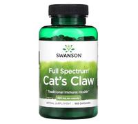 Swanson - Cat‘s Claw, 500mg - Griffe du Chat Immunité | Antioxydants puissants, soutien articulaire, santé digestive - 100 capsules