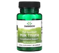 Swanson Chardon-Marie À Spectre Complet, 500 Mg, 30 Capsules