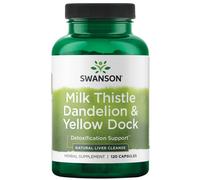 Swanson - Chardon-Marie Pissenlit & Bardane Jaune - 120 gélules