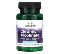 Swanson - Chromium Picolinate 200mcg | Soutien au Métabolisme et Bien-être - 100 Gélules