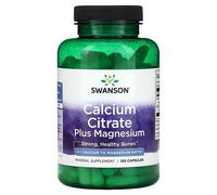 Swanson Citrate De Calcium Et Magnésium, 150 Capsules