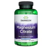 Swanson Citrate de magnésium Super Strength - 240 comprimés