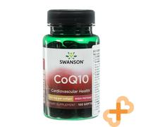 Swanson Coenzyme CoQ10 100 MG 100 Capsules Cardiovasculaire Santé Supplément