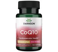 Swanson Coenzyme CoQ10 100 MG 100 Capsules Cardiovasculaire Santé Supplément