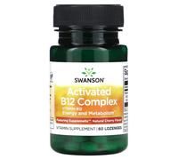 Swanson, Complexe de B12 Activée, Cerise Naturelle, 60 Pastilles