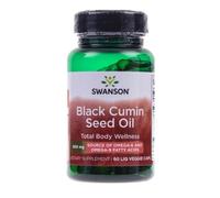 Swanson EFAs Huile de Graines de Cumin Noir 500 mg - 60 Capsules