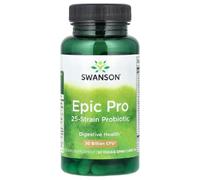 Swanson - Epic Pro 25-Strain Probiotic | Soutient une flore intestinale saine - 30 capsules végétales