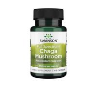 Swanson Full Spectrum Chaga Mushroom 400 mg - 60 Capsules
