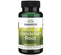 Swanson, Full Spectrum Dandelion Root (Racine de Pissenlit), 515mg, 60 Capsules, Sans Soja, Sans Gluten, Sans OGM