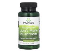 Swanson - Full Spectrum Lion's Mane Mushroom | Soutient la clarté mentale et la santé - 60 gélules