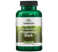 Swanson, Full Spectrum Magnolia Bark (Écorce de Magnolia), 400mg, 60 Capsules, Hautement Dosé, Sans Soja, Sans Gluten, Sans OGM