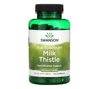 Swanson - Full Spectrum Milk Thistle 500mg - Chardon-Marie | Soutien Naturel pour la Fonction Hépatique et la Détoxification - 100 Capsules