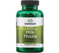 Swanson, Full Spectrum Milk Thistle (Chardon-Marie), 500mg, 100 Capsules, Sans Soja, Sans Gluten, Sans OGM