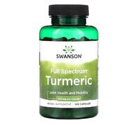 Swanson - Full Spectrum Turmeric - Curcuma Capsules | Soutient la santé des articulations et de la peau, Effet Antioxydant - 720mg - 100 Gélules