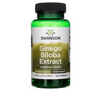 Extrait de Ginkgo Biloba 60 mg 120 Capsules Swanson Health Products