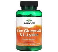 Swanson Gluconate de zinc L-lysine - 90 gélules