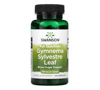 Swanson - Gymnema Sylvestre Leaf, 400mg | Aide à l'équilibre du taux de sucre et au métabolisme - 100 Capsules