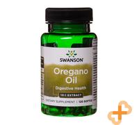 Swanson Huile d’Oregano 120 Gélules Système Digestif Complément 150 mg