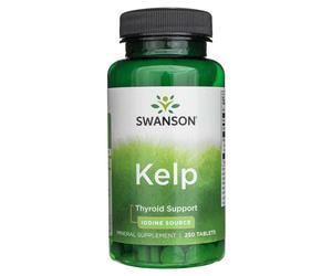 Swanson Kelp Iodine Source 225 mcg - 250 Comprimés