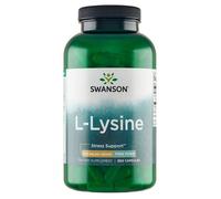 Swanson L-Lysine Acide Aminé Forme Libre 500 mg 300 capsules