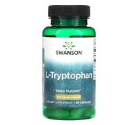 Swanson - L-Tryptophan 500 mg | Soutient le sommeil et l'humeur - 60 Capsules
