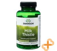 Swanson Lait Chardon Désintoxication Support 120 Capsules Digestif Support