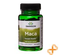 SWANSON Maca 2000mg 60 Capsules Complément Santé Sexuelle