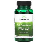 Swanson Maca À Spectre Complet, 500 Mg, 100 Capsules