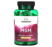 Swanson MSM (Methylsulfonylmethane) 1000mg - 120 gélules | Complément alimentaire pour articulations et bien-être