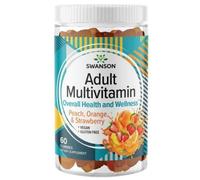 Swanson Multivitamines pour adultes, Pêche, Orange et St RAW baies - 60 gommes