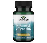 Swanson, N-acétyl L-tyrosine, 350 mg, 60 gélules - Envoi éclair