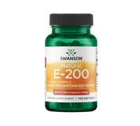 Swanson Natural Vitamin E 200 IU - 100 Capsules