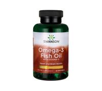 Swanson Omega-3 Fish Oil with Vitamin D - 60 Capsules