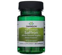 Swanson Safran à spectre complet Stigmates entiers moulus 15 mg - 60 Capsules