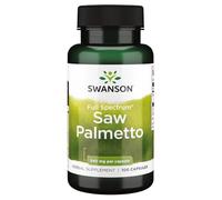 Swanson, Saw Palmetto (Palmier de Scie), 540mg, 100 Capsules, Hautement Dosé, Sans Soja, Sans Gluten, Sans OGM
