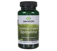 Swanson Spiruline Bio Certifiée 500 mg 180 comprimés