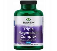 Swanson Triple Magnesium Complex (kompleks magnezu z trzech form) 400 mg 300 kap