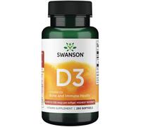 Vitamine D3 5000IE 250 capsules molles Swanson Health Products