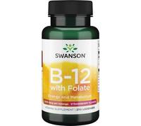 Swanson Vitamine B12 500 mcg à sucer, fraise - 250 pastilles