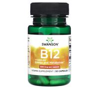 Swanson, Vitamine B12, 500 mcg, 30 Gélules