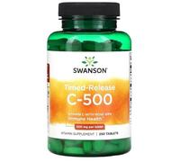 Swanson Vitamine C à Libération Progressive avec Cynorrhodon 1000mg - 250 comprimés | Renforcement Immunitaire et Antioxydant Naturel, Soutien pour la Peau et les Articulations