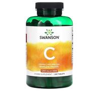 Swanson Vitamine C avec Cynorrhodon 1000mg - 250 comprimés | Renforcement Immunitaire et Antioxydant Naturel, Soutien pour la Peau et les Articulations