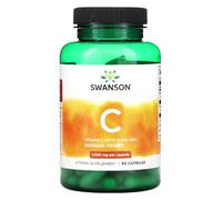 Swanson - Vitamine C Rose Hips - Vitamine C avec Cynorrhodon | Soutient le Système Immunitaire et Antioxydant - 90 Gélules