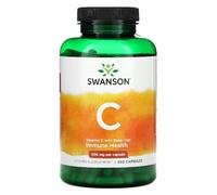Swanson - Vitamine C Rose Hips - Vitamine C avec Cynorrhodon | Support Immunitaire et Antioxydant Puissant - 250 Gélules