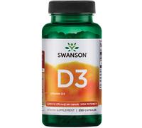 Swanson, vitamine D3, 1 000 UI, 250 gélules