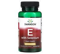 Swanson Vitamine E Et Sélénium, 400 Ui, 90 Capsules À Enveloppe Molle