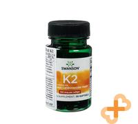 Swanson Vitamine K2 100mcg 30 Gélule OS Et Cardiovasculaire Santé Supplément
